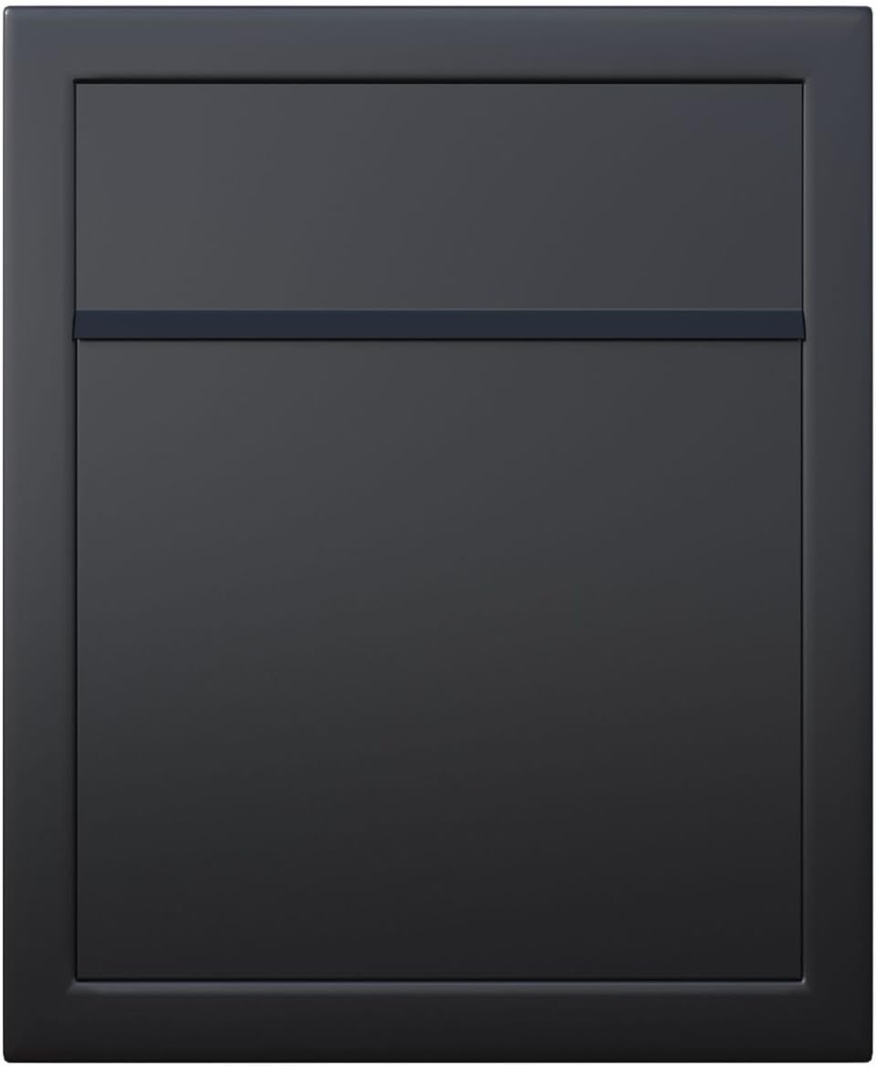Base by Bravios - Contemporary Designer Mailbox in Powder-Coated Black