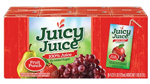 Juicy Juice Apple, 4.23 Ounce Boxes, 8 Count (Pack of 5)