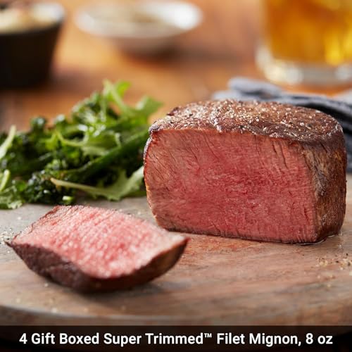 Kansas City Steak Company Gourmet Steak Gift Box Set - Filets, Ribeyes & Strip Steaks – Aged to Perfection with Pro Cooking Guide