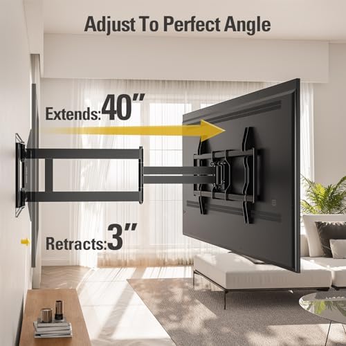 Mounting Dream Long Arm TV Wall Mount Full Motion TV Mount for 42-94" TVs