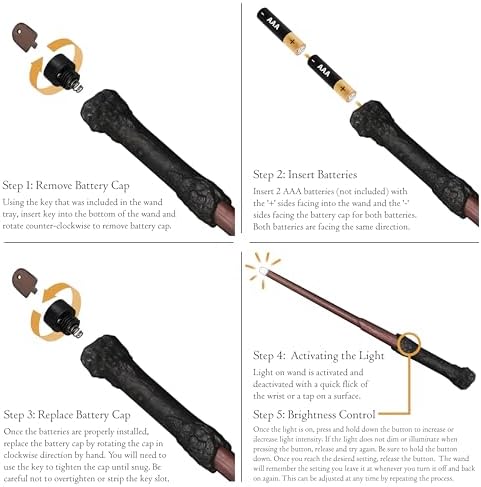 The Noble Collection Harry Potter Illuminating Wand
