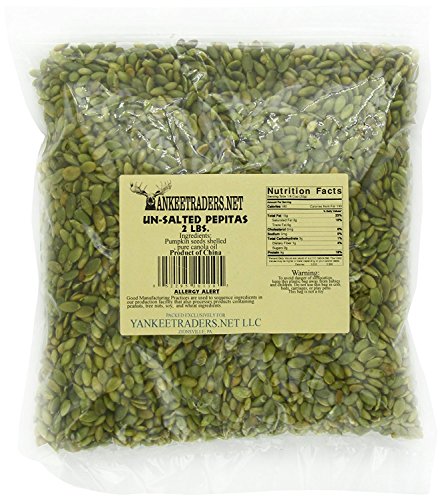 YANKEETRADERS Pepita/Pumpkin Seeds, Roasted & Salted, 2 Lb