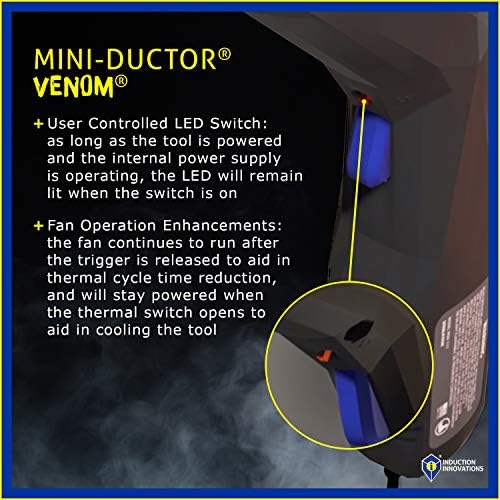 INDUCTION INNOVATIONS - Mini-Ductor Venom Portable Induction Heater With Coil Twist Lock