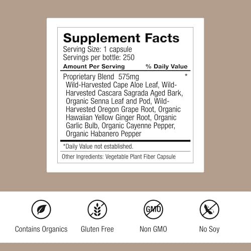 Dr. Schulze's Intestinal Formula #1 - Bowel Movement Supplement for Colon Health Support - Bloating & Constipation Relief- Intestinal Cleanse