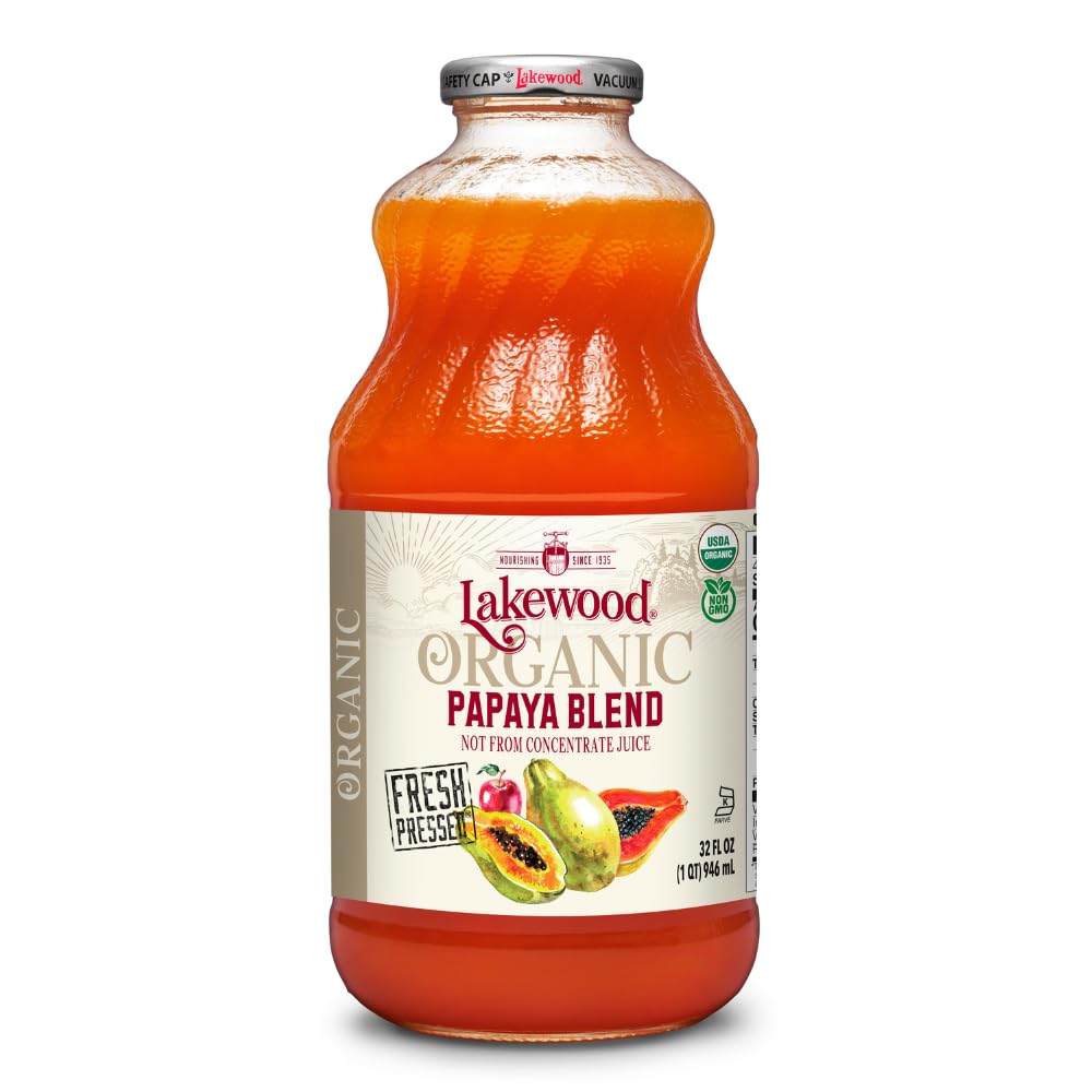Lakewood Organic Fresh Blends Papaya (1 X 32 FL OZ)