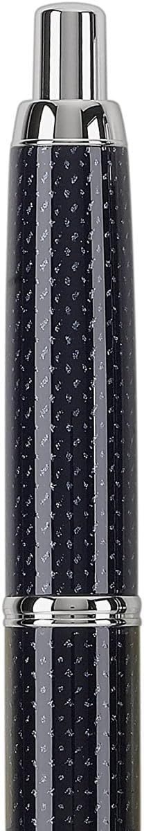 PILOT Vanishing Point Collection Refillable & Retractable Fountain Pen, Matte Black Barrel, Blue Ink, Fine Nib (60580)
