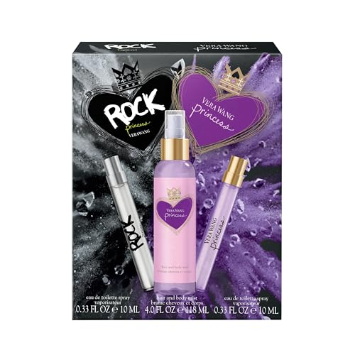 Vera Wang Princess Eau de Toilette for Women - Fruity Floral Scent - Sweet Notes of Vanilla, Water Lily, and Apricot - Feminine and Modern - 1.7 Fl Oz