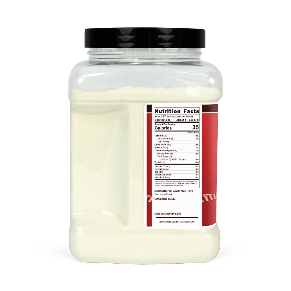 Whole Milk Powder by Hoosier Hill Farm, 1 Pound (Pack of 1)