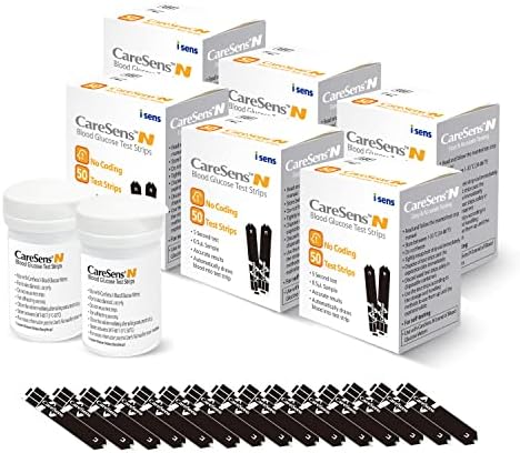 CareSens N Blood Glucose Test Strips (50 ct) - Only for CareSens N Family Meter Kits…