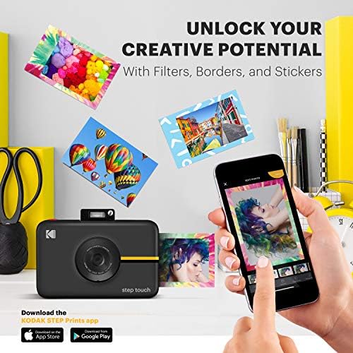 Kodak Step Touch | 13MP Digital Camera & Instant Printer with 3.5 LCD Touchscreen Display, 1080p HD Video - Editing Suite