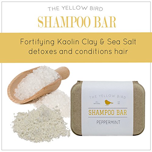 The Yellow Bird Solid Bar Shampoo Soap. Grapefruit, Rosemary