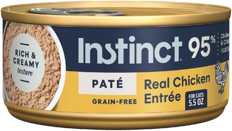 Instinct Original Grain Free Real Rabbit Recipe Natural Wet Canned Cat Food, 3 oz. Cans (Case of 24) | Rich & creamy pate texture, high protein, real rabbit, whole-food ingredients, grain-free, hydration support