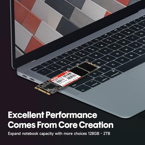 KingSpec 1TB M.2 SATA III 2280 SSD, NOT for NVMe Slots | SATA3 6Gb/s, B+M Key, Up to 550MB/s, Internal Solid State Drives for Laptop / Desktop Upgrades
