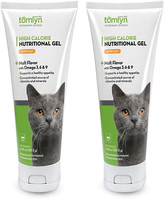 Tomlyn High Calorie Nutritional Gel for Cats, (Nutri-Cal) 4.25 oz
