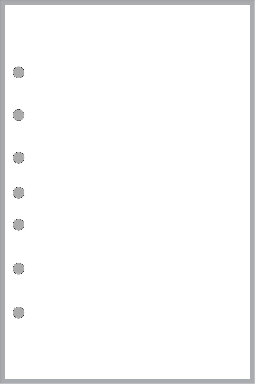 FC Classic Payment/Expense Record & Check Register, 50 Sheets, 5.5" x 8.5" | For 7-Ring FC Notebooks. Record payments, expenses, account balance. Ink-friendly heavyweight paper.