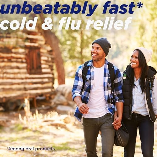 Alka-Seltzer Cold, Cold & Flu + Congestion Severe Day/Night Fast Gels, Flu + Congestion Medicine, Multi-Symptom Relief, Body Aches and Pains, Fever Reducer, 24 Count (Packaging May vary)