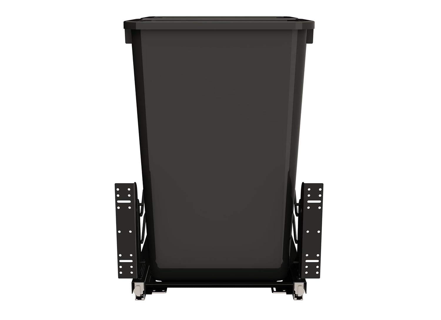 Rev-A-Shelf Double Pullout Trash Can w/Soft-Close Slides, 14.5" Min Opening | Large Capacity Garbage/ Recycling Bins for Full Height Kitchen Cabinets, Heavy Gauge Wire Construction, 53WC-2150SCDM-217
