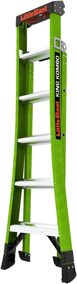 Little Giant King Kombo, 6 ft Fiberglass Multi-Position Ladder, 13906-001