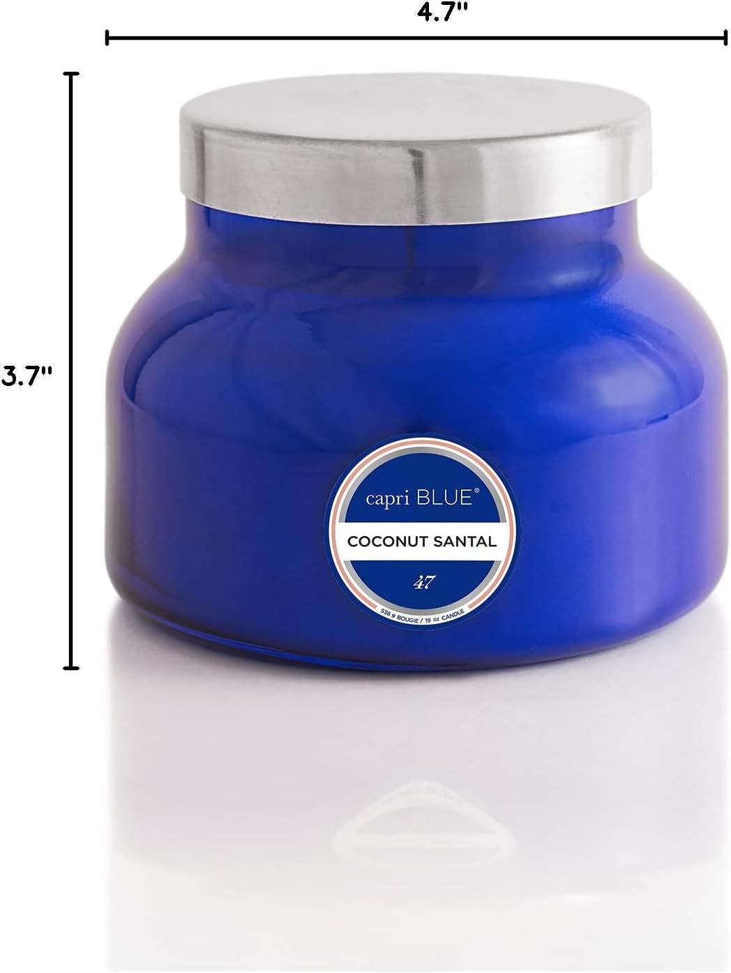Capri Blue Scented Candles - Soy Candle Wax Blend - Jar Candles - Blue Candle Gifts for Women & Men - Luxury Candles for Home Scented with Vanilla, Bergamot & Sandalwood - Havana Vanilla (19 oz)