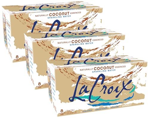 La Croix, Water Sparkling Coconut, 12 Fl Oz, 8 Count