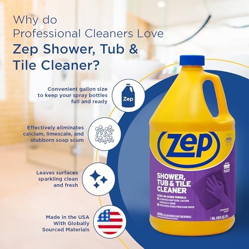 Zep Cleaner Shower/TUB/Tile 128 OZ ZUSTT128