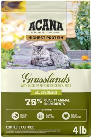 ACANA Grain-Free Dry Cat Food Meadowlands Recipe 4lb Bag