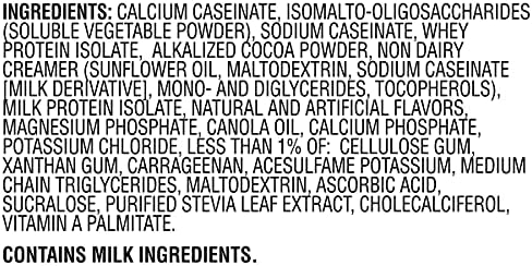 Muscle Milk ZERO, 100 Calorie Protein Powder, Chocolate, 15g Protein, 1.65 Pound, 25 Servings