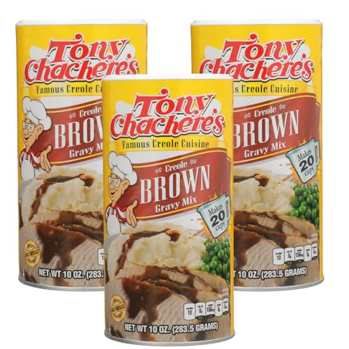 Tony Chachere Instant Gravy Mix, Creole, Roux, 3 Count