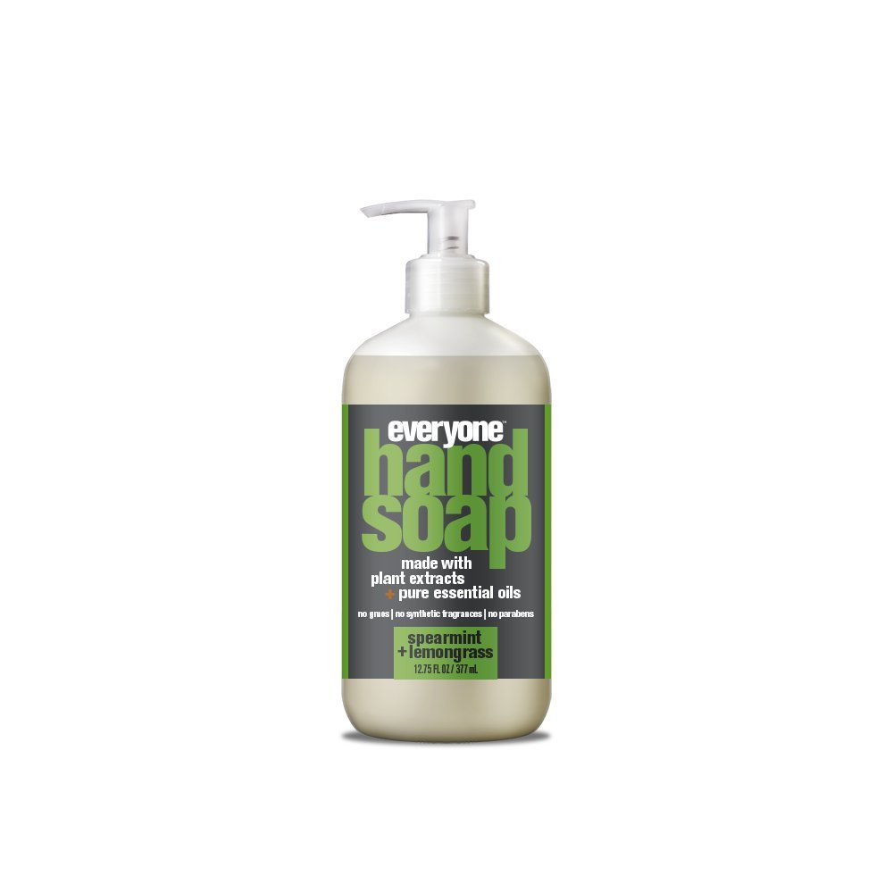 Everyone 3-in-1 Soap Body Wash Bubble Bath Shampoo Coconut Lemon 32oz 2pk | Natural essential oil formula | body wash | shampoo | bubble bath in one | coconut lemon scent | bulk value 2-pack