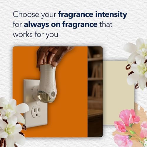 Glade PlugIns Refills Air Freshener, Scented and Essential Oils for Home and Bathroom, Sheer Vanilla Embrace, 1.34 Oz, 2 Count