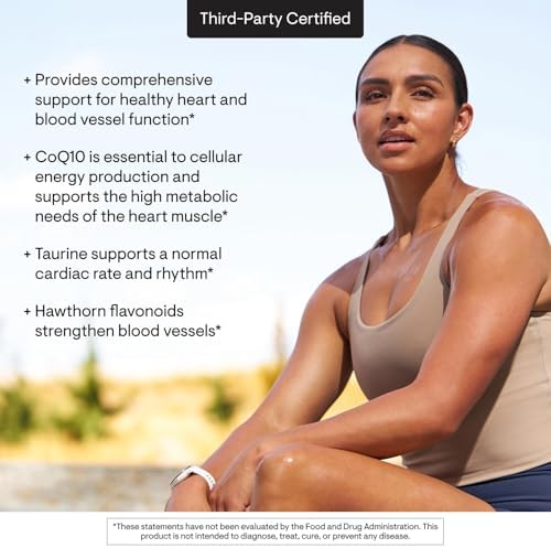 THORNE - Heart Health Complex - with CoQ10, Taurine and Hawthorn - Coenzyme Q10 Supplement with Minerals, Amino Acids, and Botanicals - 90 Capsules
