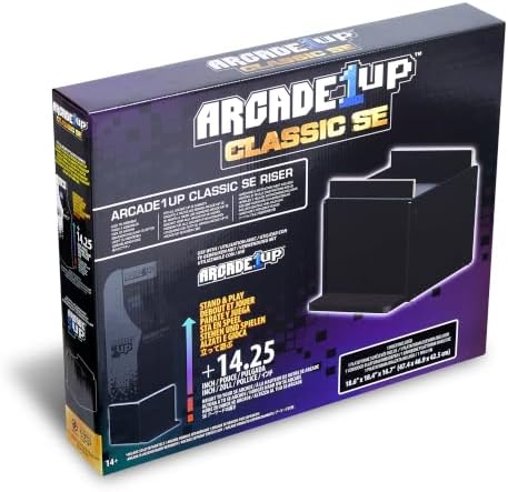 Arcade1Up Classic SE Riser, 14.25-Inch Lift for Arcade Machines | Raises Arcade Machines to Comfortable Full-Size Height for Gameplay