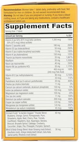 Nature's Way, Multivitamin Alive Once Daily Women 50 Plus, 60 Tablets