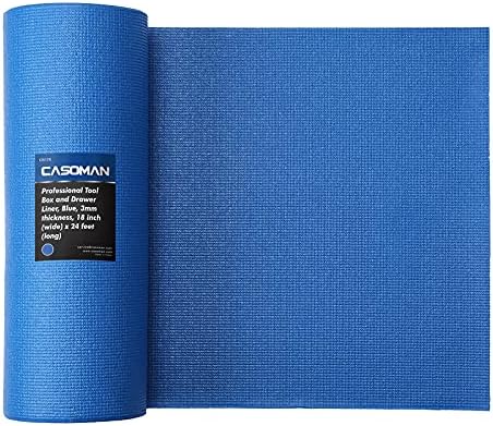 CASOMAN Professional Tool Box Liner and Drawer Liner 18 inch x 24 feet