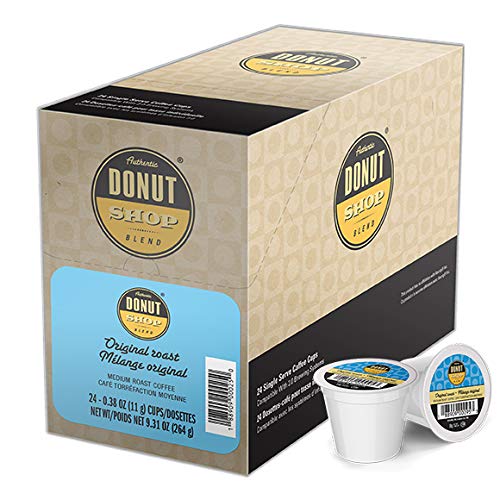 Authentic Donut Shop Blend Original Roast Single-Cup Coffee for Keurig K-Cup Brewers, 24 Count
