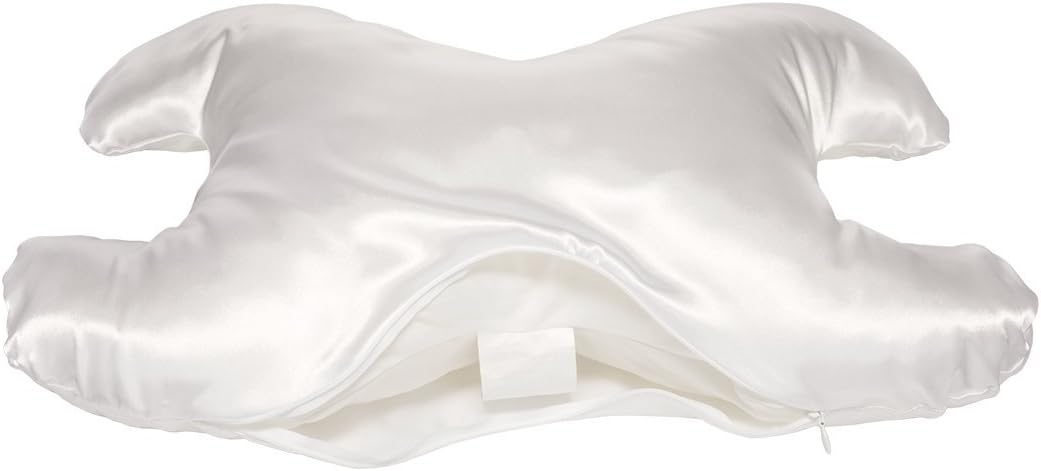 Save My Face!" Pillow THE Original Anti-Wrinkle PILLOWETTE Le Grand Pillow (Stick-N-Slide, White)