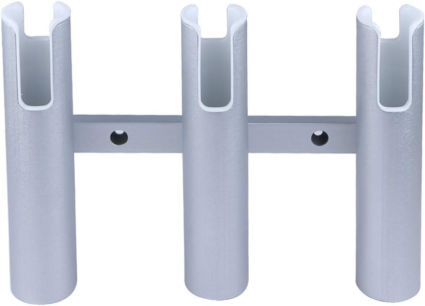 Aluminium Wall-Mounted Fishing Rod Holder for Boat, Garage & Marine - Holds Rods & Poles