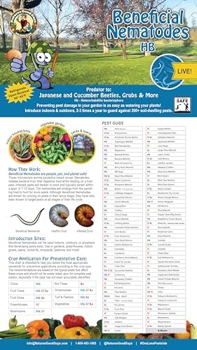 25 Million Live Beneficial Nematodes Hb - Soil Pest Exterminator