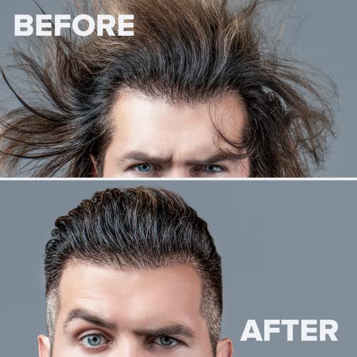 KALIVE Men's Hair Styling Gel 8 oz, Strong-Hold and Light Shine all day, No Flaking.