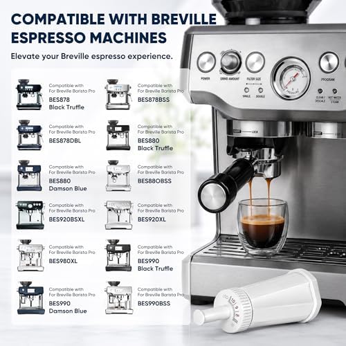 2 Pack of Replacement Water Filter for Breville Claro Swiss Espresso Coffee Machine - Compare to Part #BES008WHT0NUC1