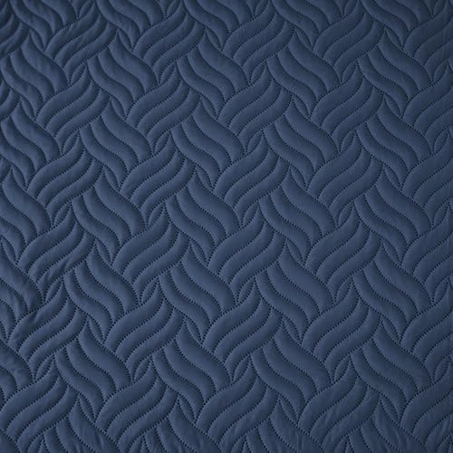 Love's cabin Quilts for Queen Bed Blue Bedspreads - Soft Bed Summer Lightweight Bedspread Comforter - Modern Style Coin Pattern Coverlet for All