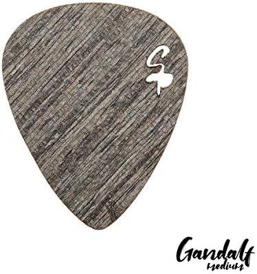 Stickpick | Set of 7 flexible guitar picks made of real wood | For electric