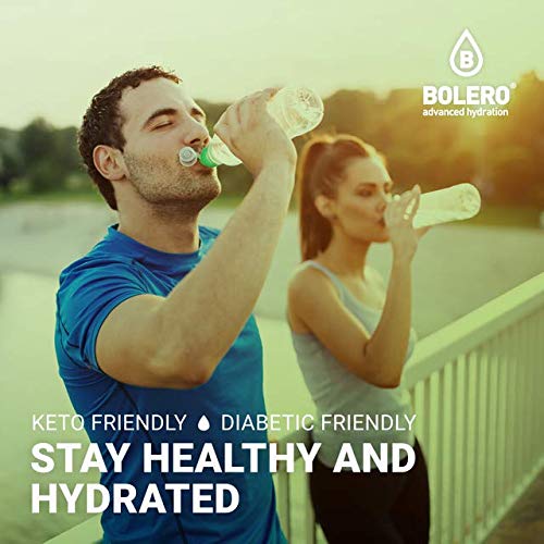 Bolero- Sugar Free Drink Mix Packets Elderberry Fruit Flavors | Powdered Flavored Water Packets | 12 Large Sachet On The Go Packets