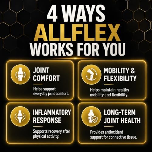 ALLMAX Advanced AllFlex Joint Support Capsules, 60 Count, 30 Servings