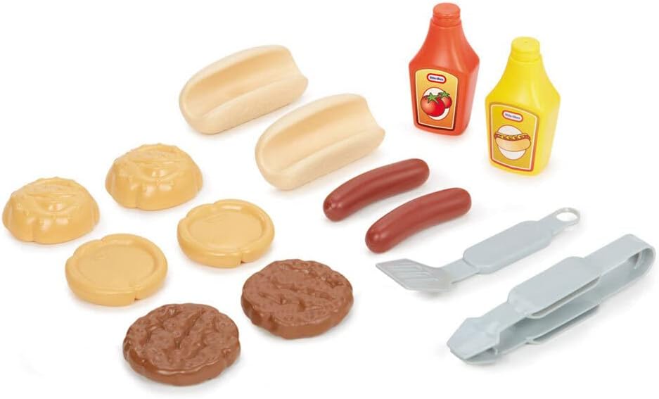 Little Tikes Sizzle and Serve Grill Kitchen Playsets Multi, 19.50''L x 15.00''W x 24.00''H