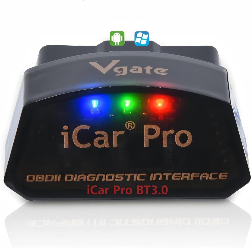 Vgate iCar Pro Bluetooth 4.0 (BLE) OBD2 Fault Code Reader OBDII Code Scanner Car Check Engine Light for iOS/Android