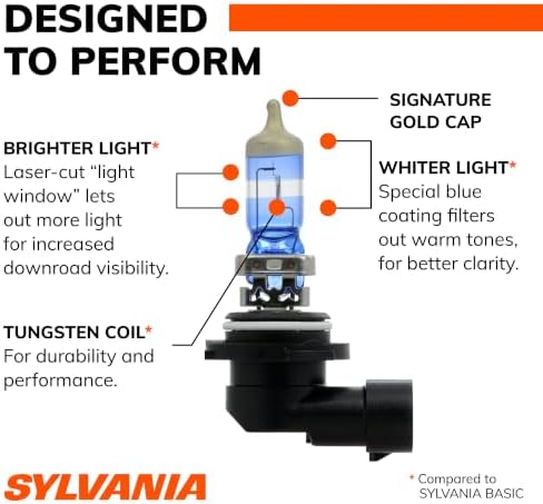 SYLVANIA - 9006 SilverStar Ultra - High Performance Halogen Headlight Bulb, High Beam, Low Beam and Fog Replacement Bulb