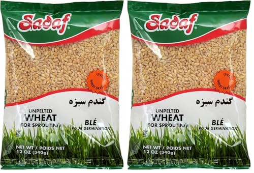 Sadaf Unpelted Wheat - Sabzeh Sprouting Wheat - Germinado de Trigo - Kosher- 12 oz Bags