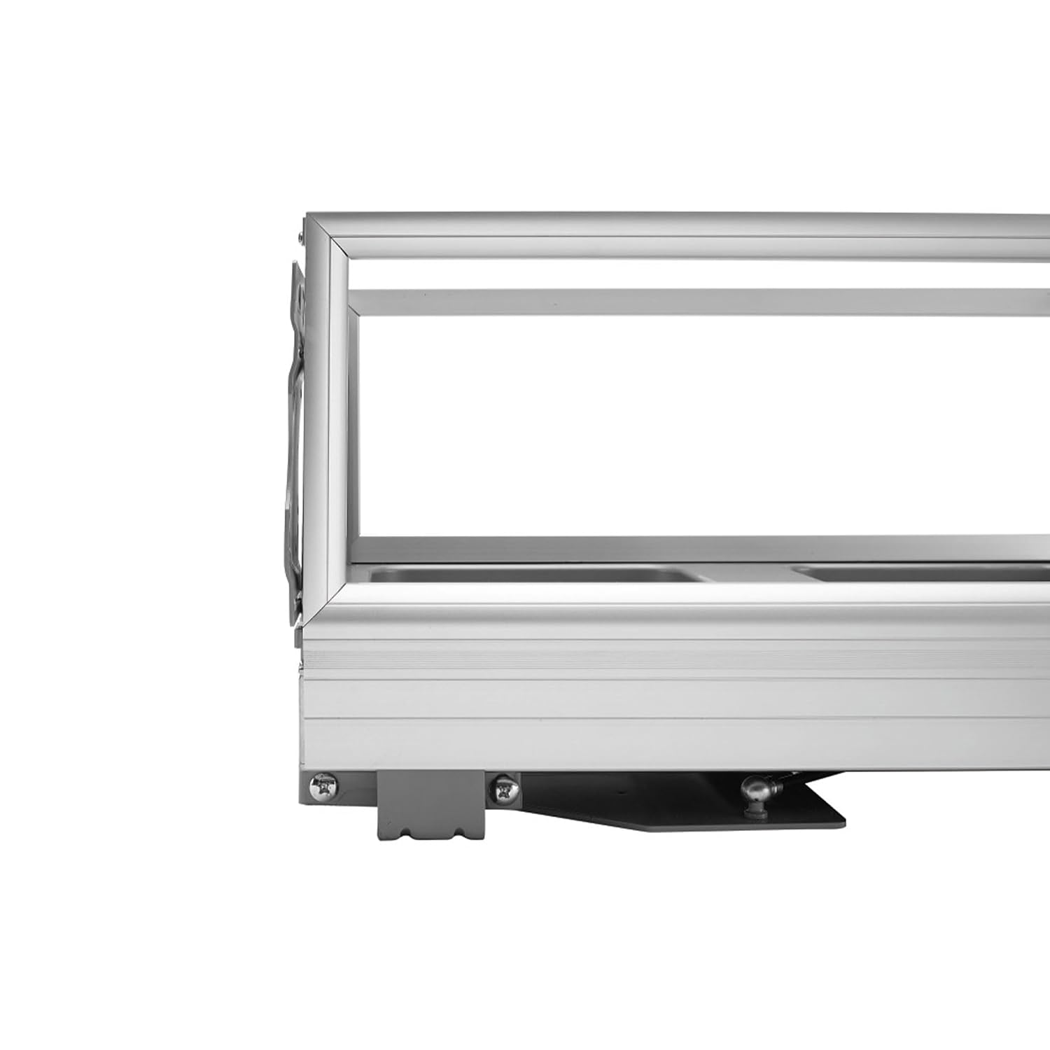 Rev-A-Shelf Double 50 Qt Pull Out Trash Can w/Soft-Close for Base Kitchen Cabinets, Min Opening Width of 15.75", Silver, 5149-2150DM-217
