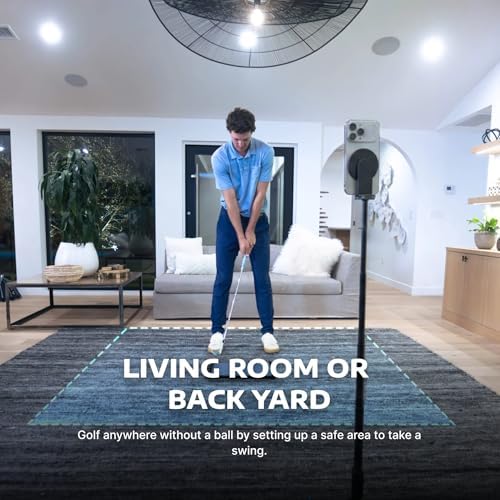 Golf at Home Simulator – AI Swing Analyzer & No Ball Practice Trainer – Real-Time Feedback
